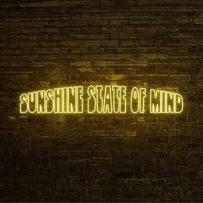 Sunshine State Of Mind Led Neon Sign | Shineneon
