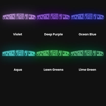 Sunshine State Of Mind Led Neon Sign | Shineneon