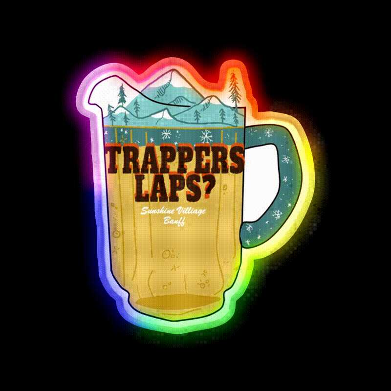 Sunshine Village Banff Beer Bar Decor Led Neon Sign Rgb Color - LED neon sign close-up detail