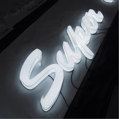 Super 3D Frontlit And Backlit Channel Letter Led Light Sign - Shineneon
