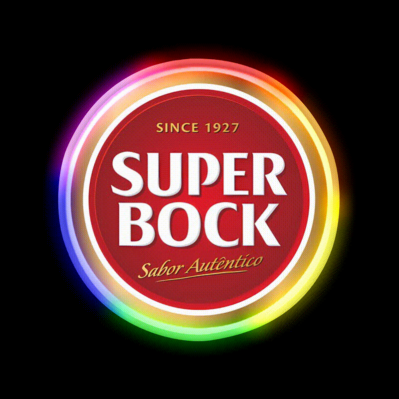 Super Bock Since 1927 Logo Beer Bar Decor Led Neon Sign Rgb Color