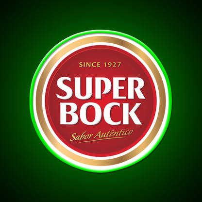 Super Bock Since 1927 Logo Beer Bar Decor Led Neon Sign Rgb Color