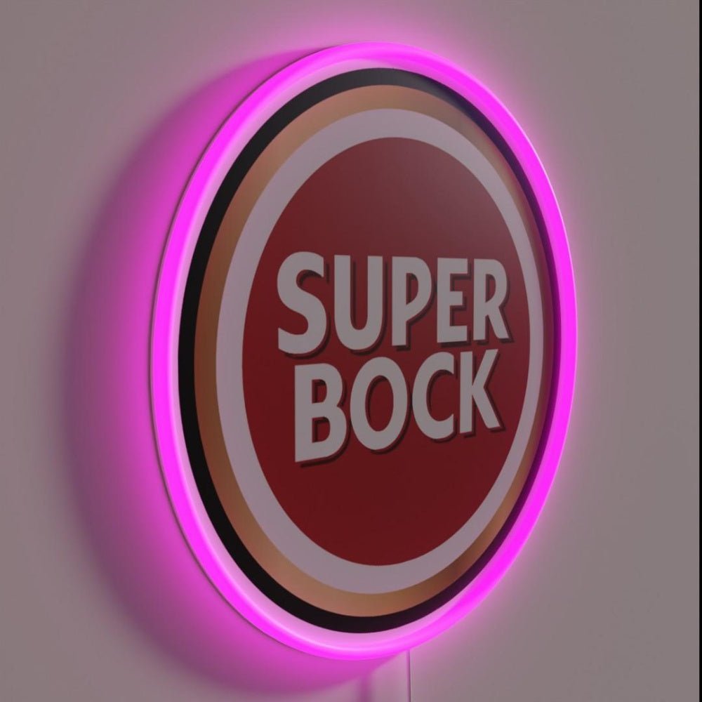Super Bock Type 1 Rgb Led Neon Sign - Shineneon