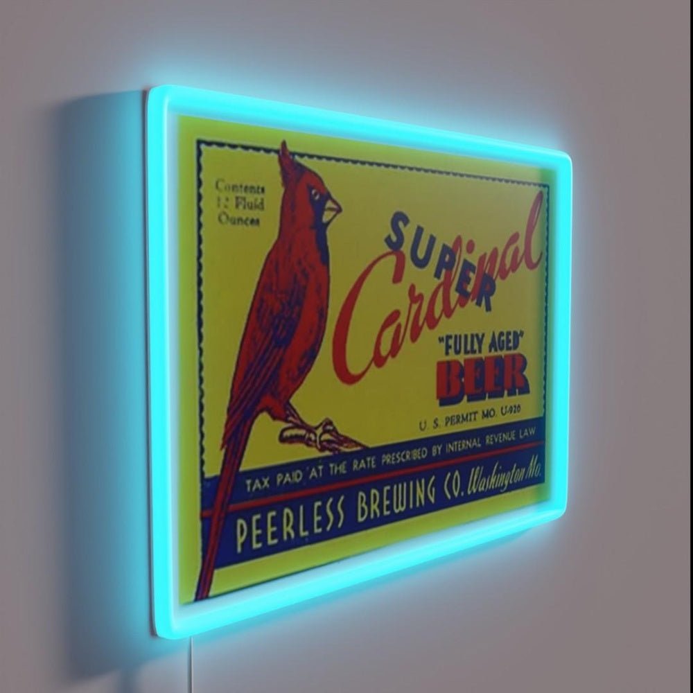 Super Cardinal Beer Rgb Led Neon Sign - Shineneon