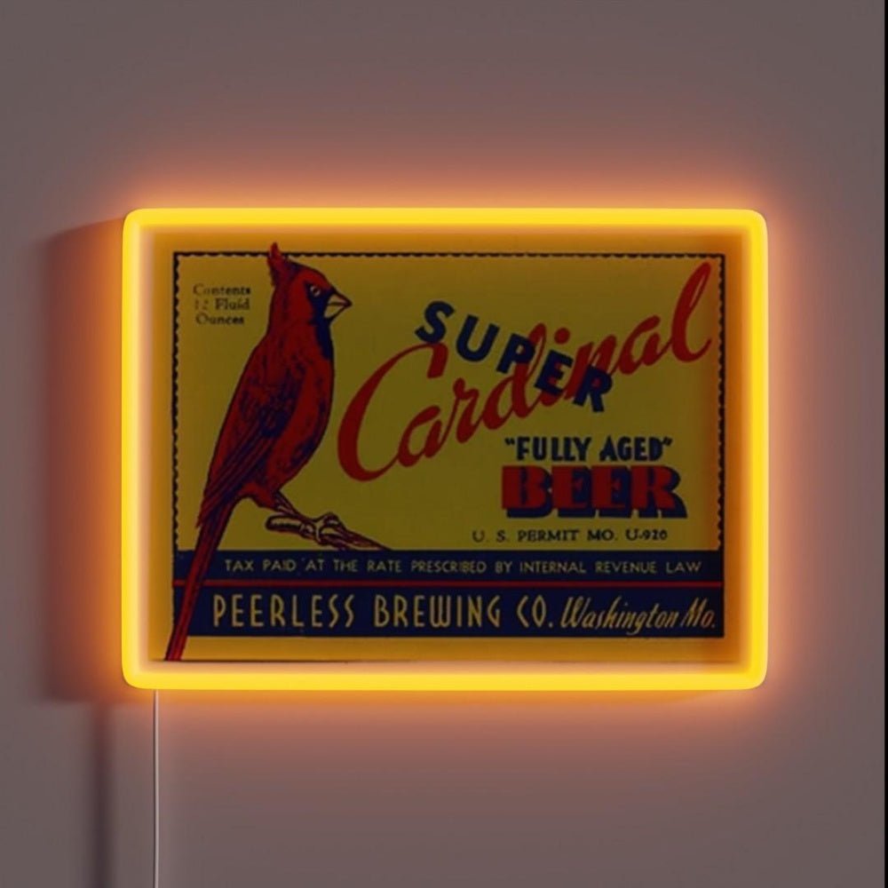 Super Cardinal Beer Rgb Led Neon Sign - Shineneon