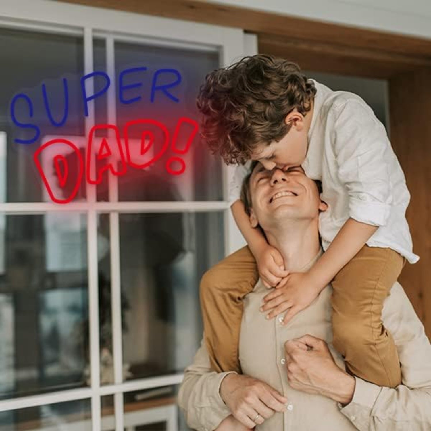 Super Dad Neon Sign For Fathers Gift Neon Signs For Home Decor | Shineneon