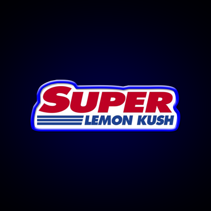 Super Lemon Kush Hemp Inspired Green Leaf Led Neon Sign Rgb Color - LED neon sign view 5
