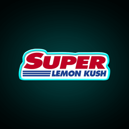 Super Lemon Kush Hemp Inspired Green Leaf Led Neon Sign Rgb Color - Shineneon