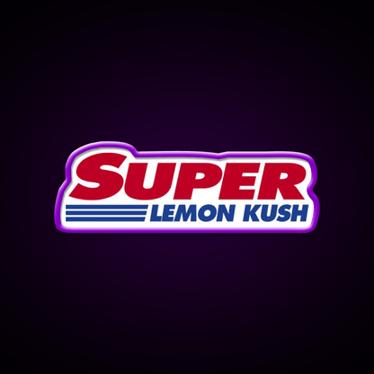 Super Lemon Kush Hemp Inspired Green Leaf Led Neon Sign Rgb Color - Shineneon