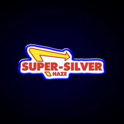 Super Silver Haze Hemp Inspired Green Leaf Led Neon Sign Rgb Color - LED neon sign view 5