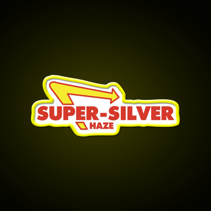 Super Silver Haze Hemp Inspired Green Leaf Led Neon Sign Rgb Color - Shineneon