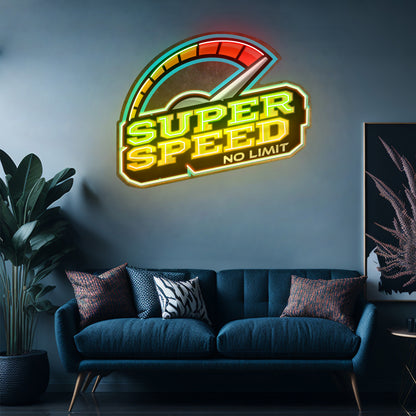 Super Speed Led Neon Sign Light Custom Led Signs