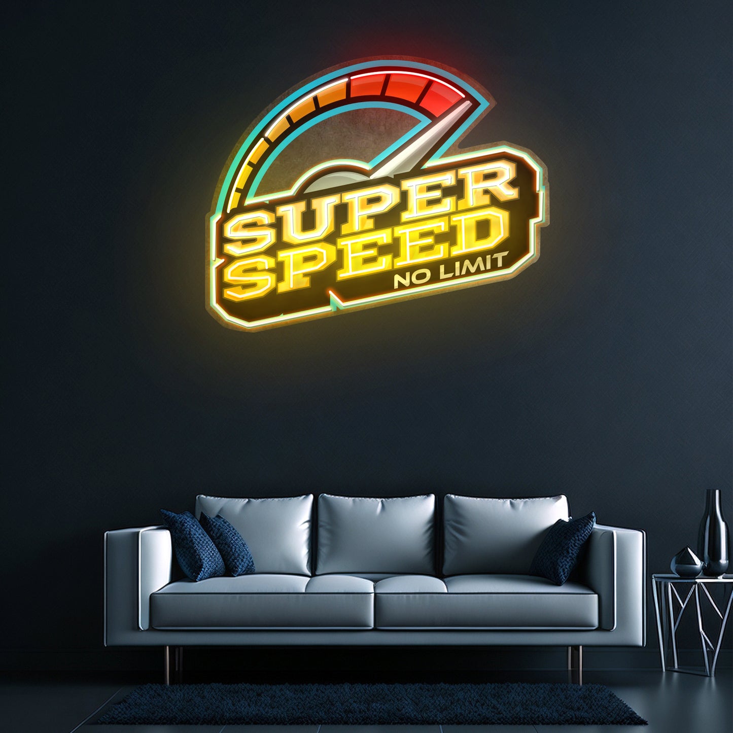 Super Speed Led Neon Sign Light Custom Led Signs