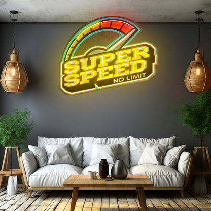 Super Speed Led Neon Sign Light Custom Led Signs