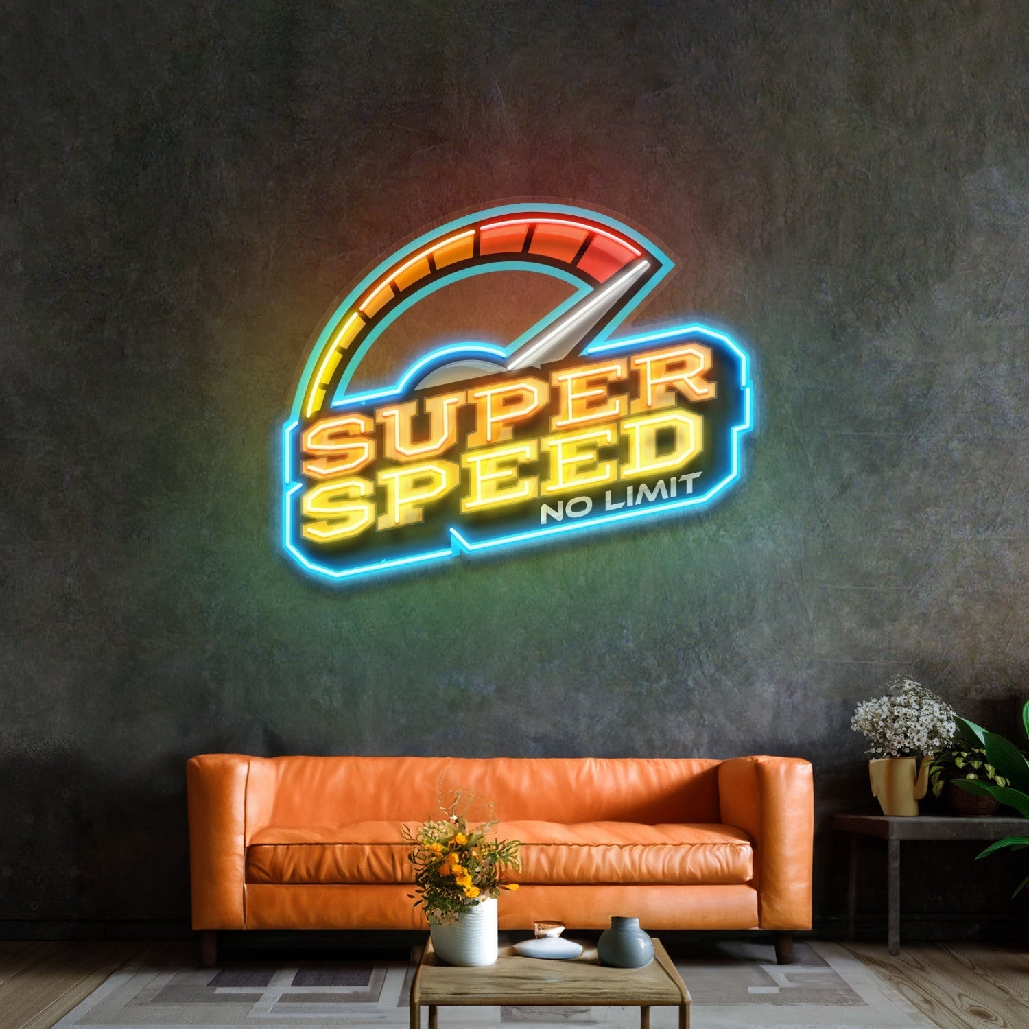 Super Speed Led Neon Sign Light Pop Art - Shineneon