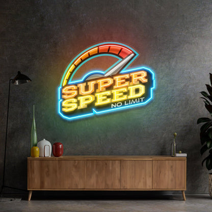 Super Speed Led Neon Sign Light Pop Art - Shineneon