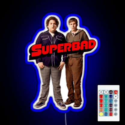 Superbad Movie Rgb Led Neon Sign Pop Wall Art