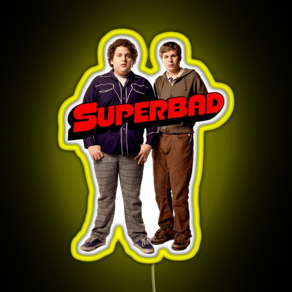 Superbad Movie Rgb Led Neon Sign Pop Wall Art - Shineneon