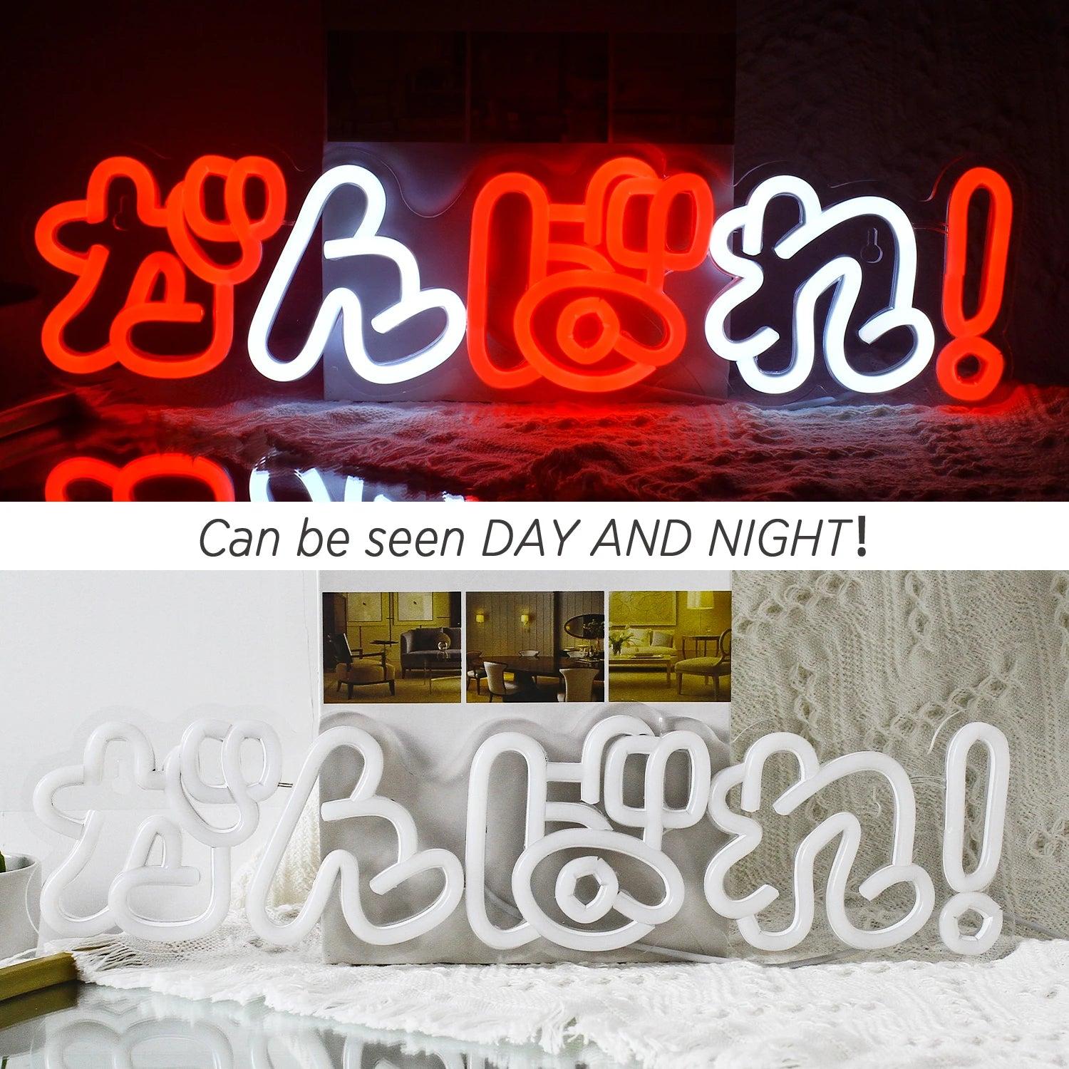 Superhero Playtime Red-White Led Neon Sign For Shop Indoor Decor | Shineneon