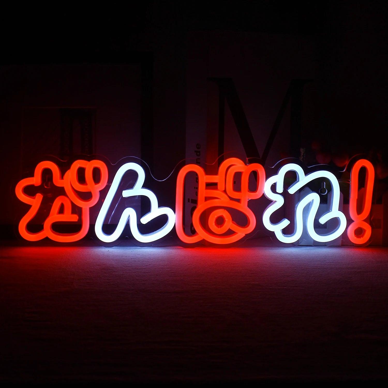 Superhero Playtime Red-White Led Neon Sign For Shop Indoor Decor | Shineneon