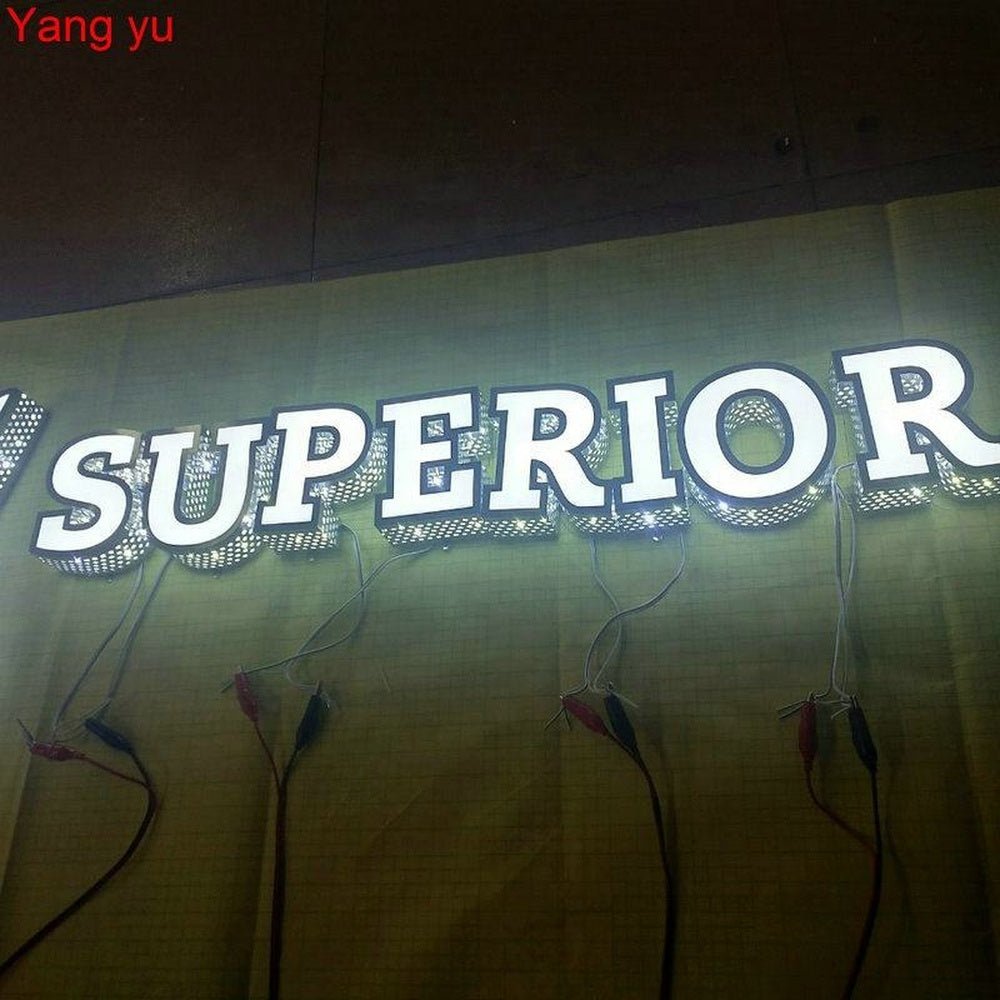 Superior 3D Frontlit And Backlit Channel Letter Led Light Sign - Shineneon
