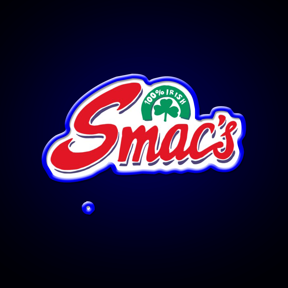 Supermacs Smacs Fast Food Led Neon Sign For Burger Place Rgb Color - Shineneon