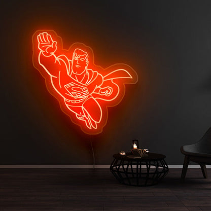 Superman On Mission Led Neon Sign - Shineneon