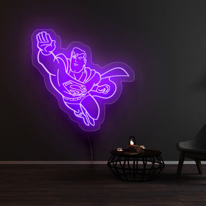 Superman On Mission Led Neon Sign - Shineneon