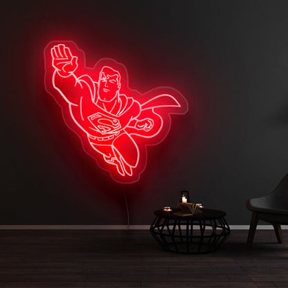 Superman On Mission Led Neon Sign - Shineneon