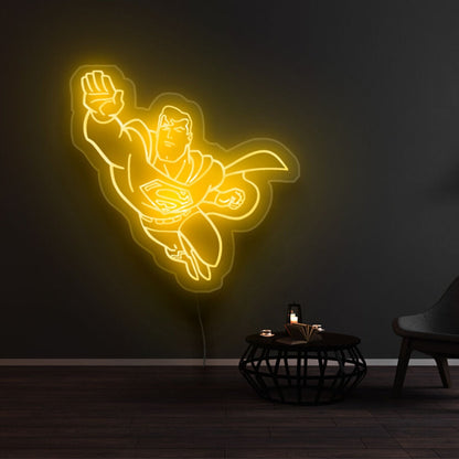 Superman On Mission Led Neon Sign - Shineneon