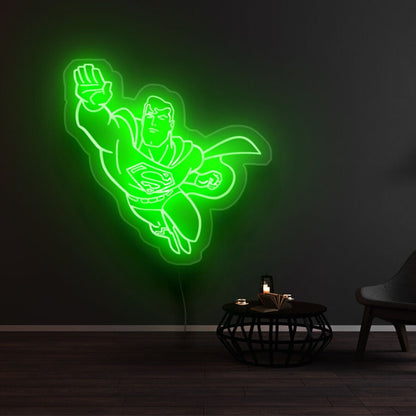 Superman On Mission Led Neon Sign - Shineneon