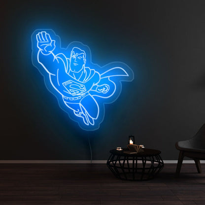 Superman On Mission Led Neon Sign - Shineneon