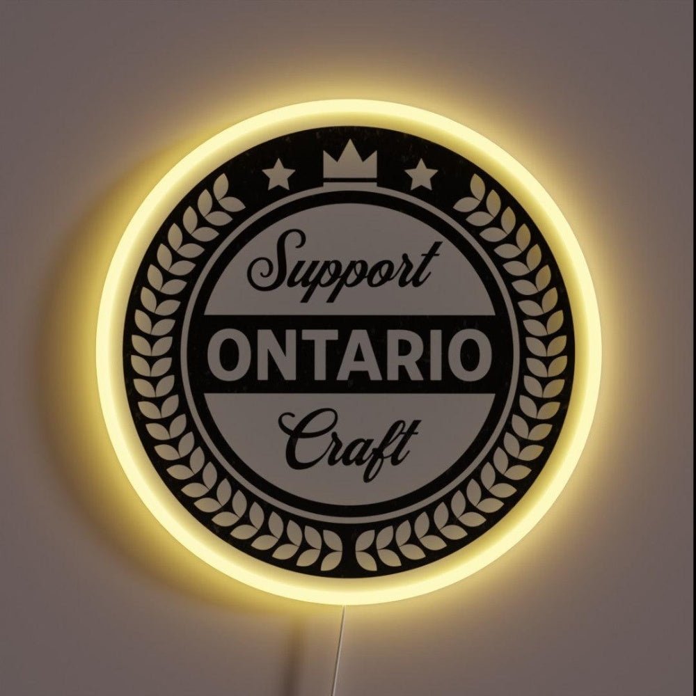 Support Ontario Craft Beer Rgb Led Neon Sign - Shineneon
