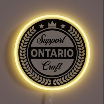 Support Ontario Craft Beer Rgb Led Neon Sign - Shineneon