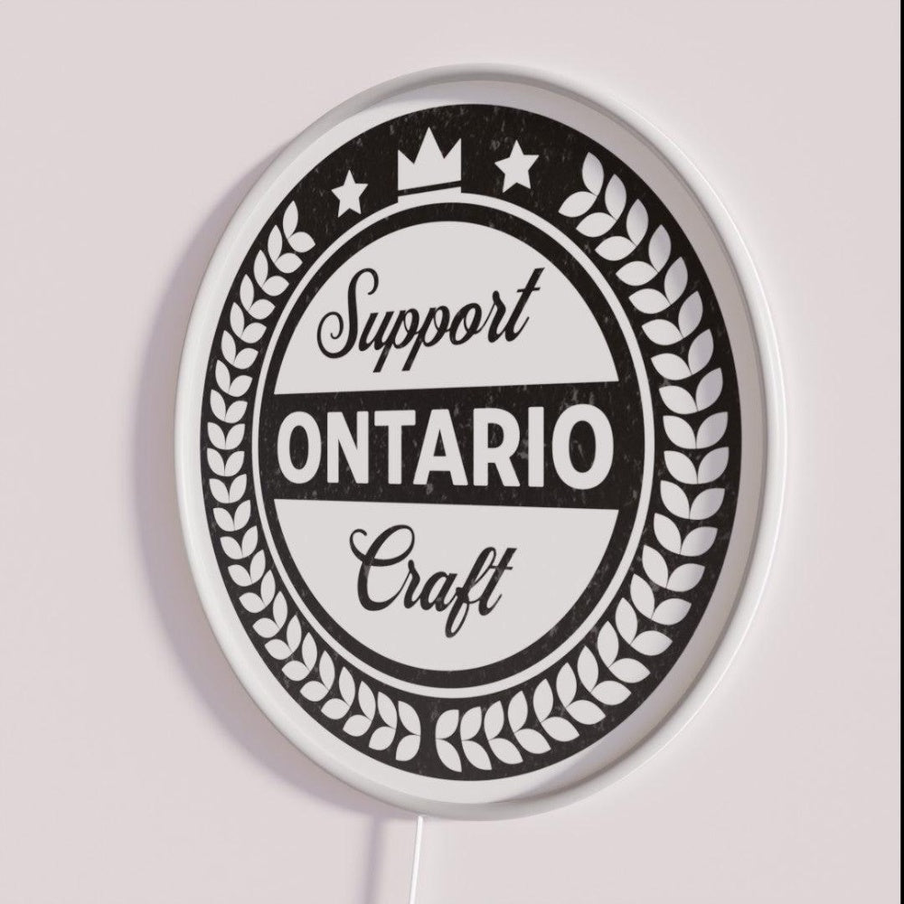 Support Ontario Craft Beer Rgb Led Neon Sign - Shineneon