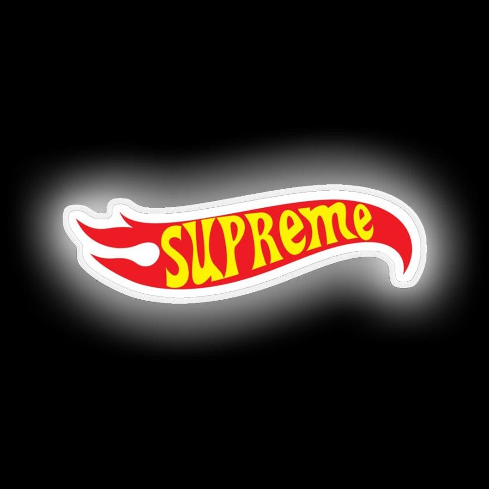 Supreme Hot Wheels Neon Sign - Shineneon