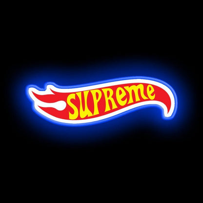 Supreme Hot Wheels Neon Sign - Shineneon