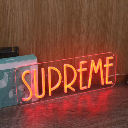 Supreme Red Led Neon Sign - Shineneon