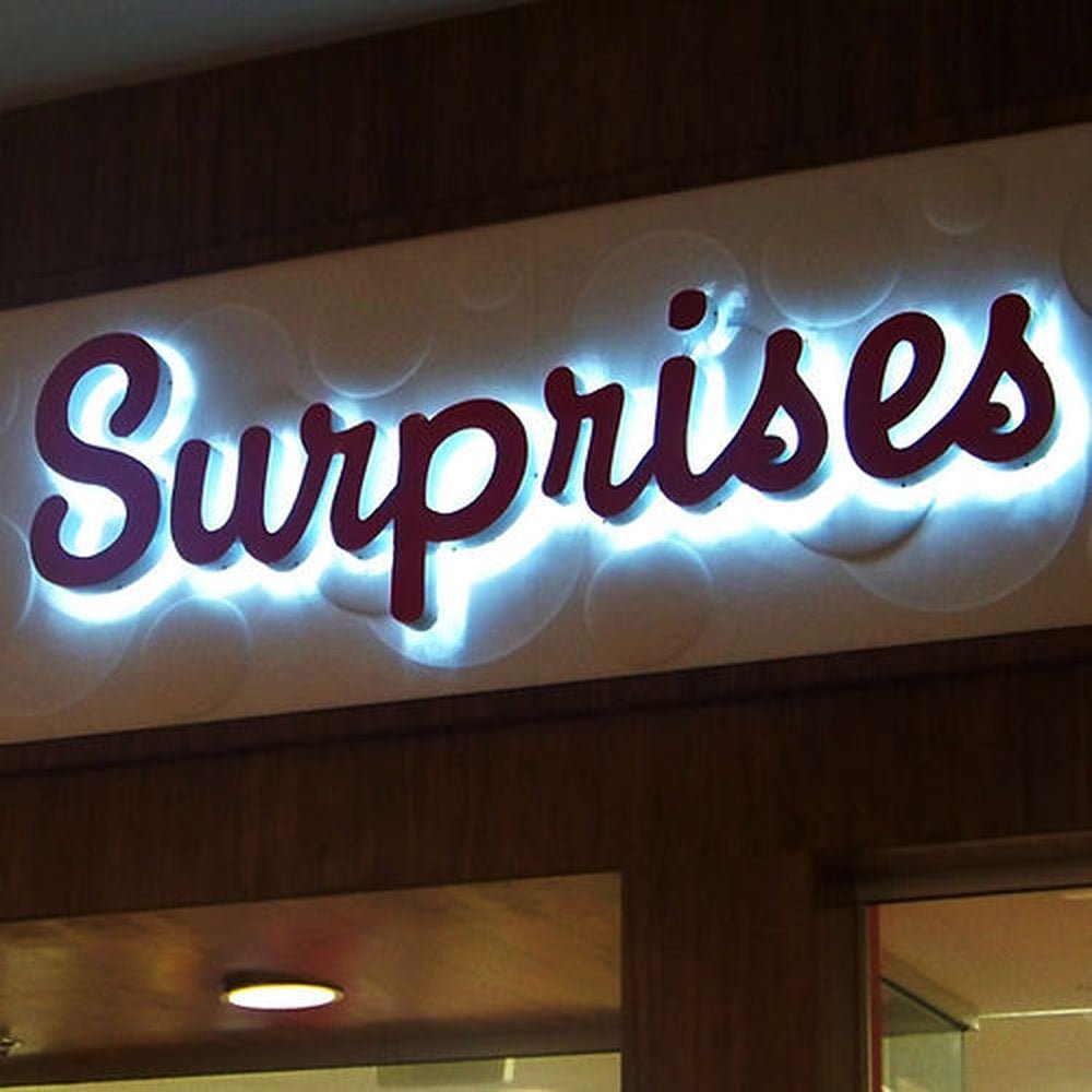 Suprise 3D Backlit Channel Letters Led Light Sign - Shineneon