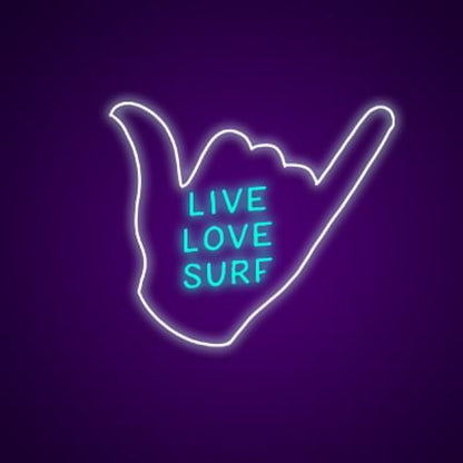 Surf Led Neon Signs Wall Art Neon Led Sign Neon Light | Shineneon