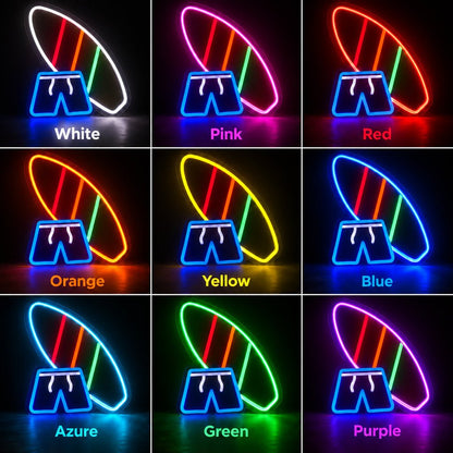 Surfboard And Shorts LED Neon Sign - Shineneon
