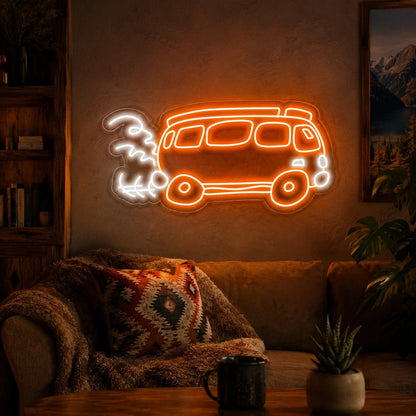Surfboard Travel Bus LED Neon Sign - Shineneon