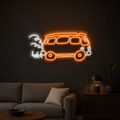 Surfboard Travel Bus LED Neon Sign - Shineneon