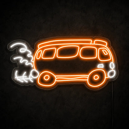 Surfboard Travel Bus LED Neon Sign - Shineneon