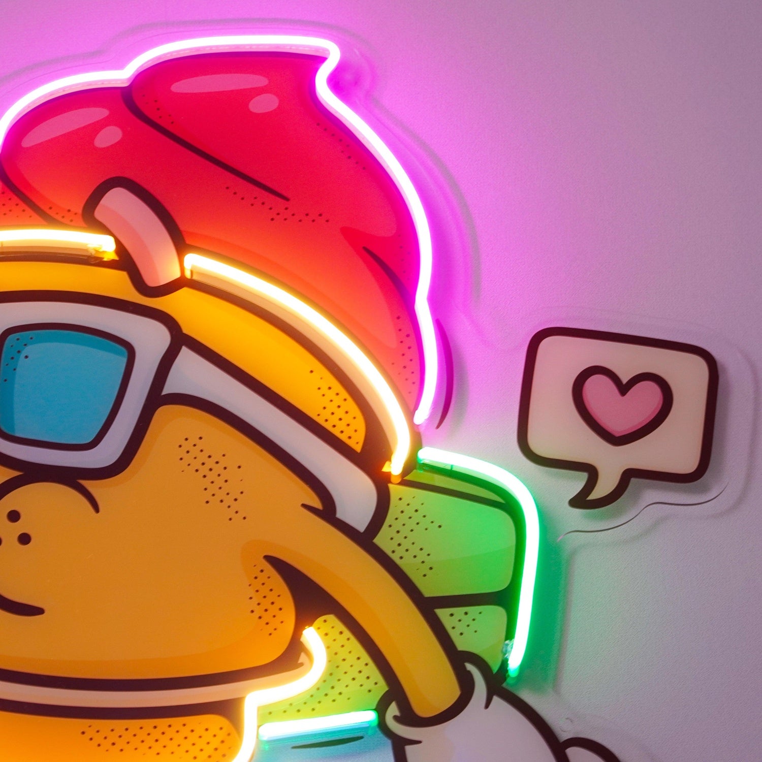 Surfer Cartoon Retro Pop Art Uv Printed Led Neon Sign For Kids Room Decor | Shineneon