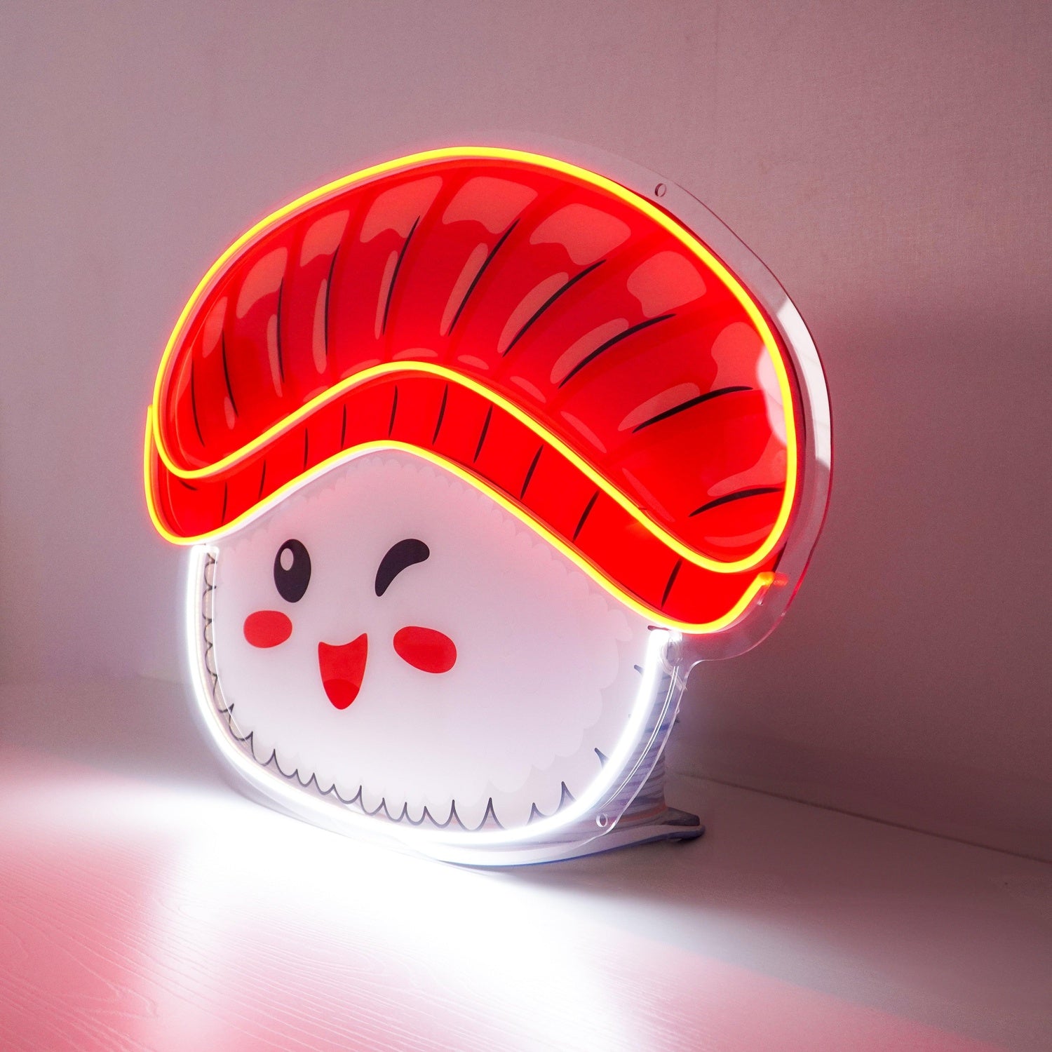 Surfing Gnome Pineapple Tropical Uv Printed Led Neon Sign Home Decor | Shineneon