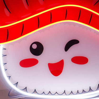 Surfing Gnome Pineapple Tropical Uv Printed Led Neon Sign Home Decor | Shineneon