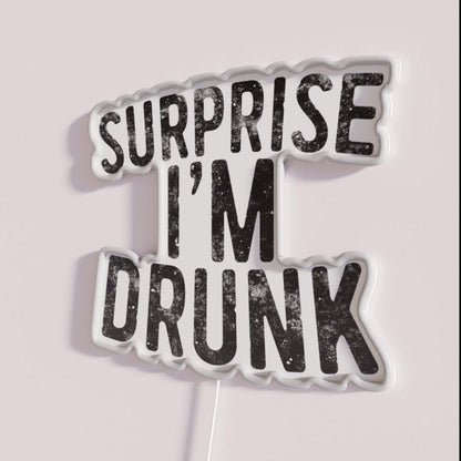 Surprise I M Drunk Rgb Led Neon Sign Bar Wall Decor - Shineneon
