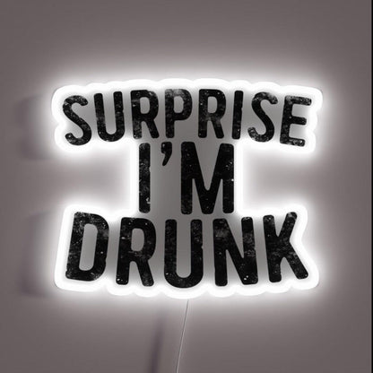 Surprise I M Drunk Rgb Led Neon Sign Bar Wall Decor - Shineneon