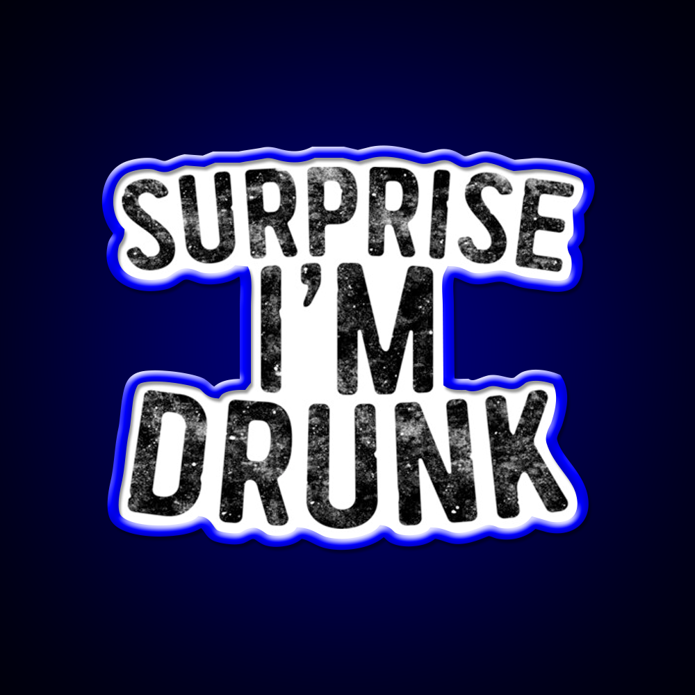 Surprise Im Drunk Beer Bar Decor Led Neon Sign Rgb Color - LED neon sign view 5